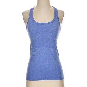 lululemon athletica Blue Racerback Tank Top